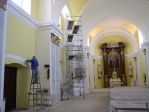 Malba interieru kostelu 1